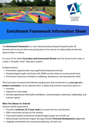 Enrichment Framework Information Sheet
